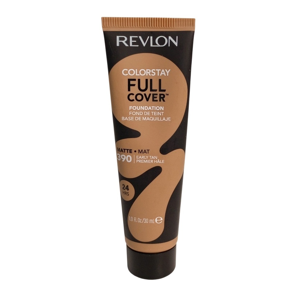 Revlon ColorStay Full Cover Foundation, Early Tan 390, 1.0‎ Fl Oz